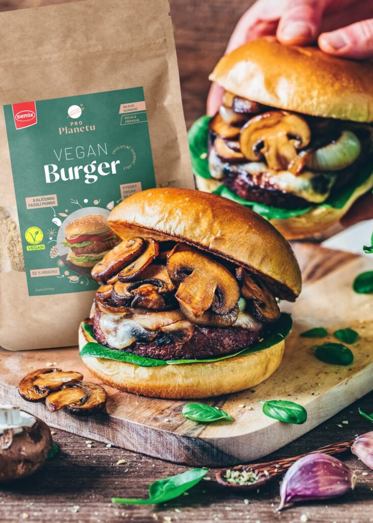 burger image a produkt | Vegan Burger